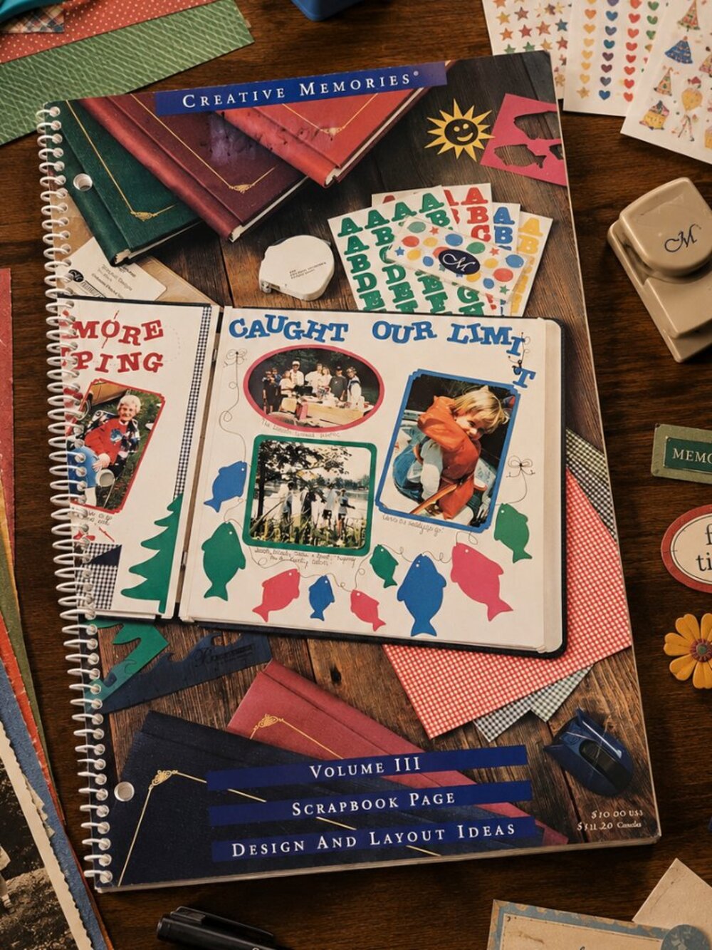Creative Memories Scrapbook Page Design & Layout Ideas Vol III 1997 Spiral Book